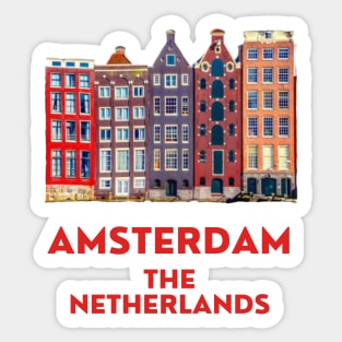 Amsterdam, Netherlands Sticker